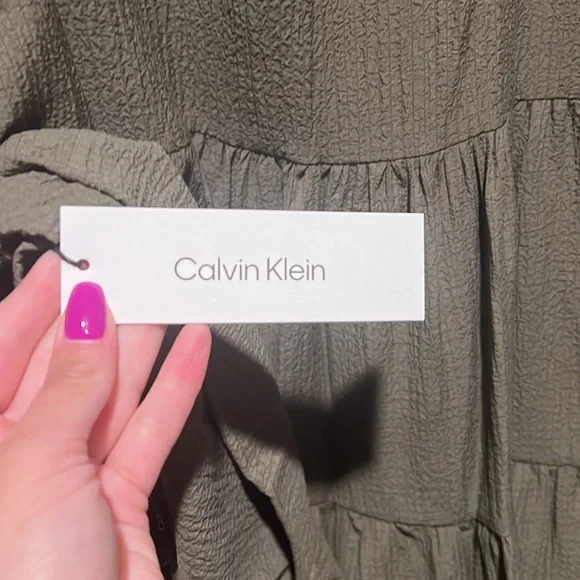 Dark green sleeveless dress - Picture 6 of 9